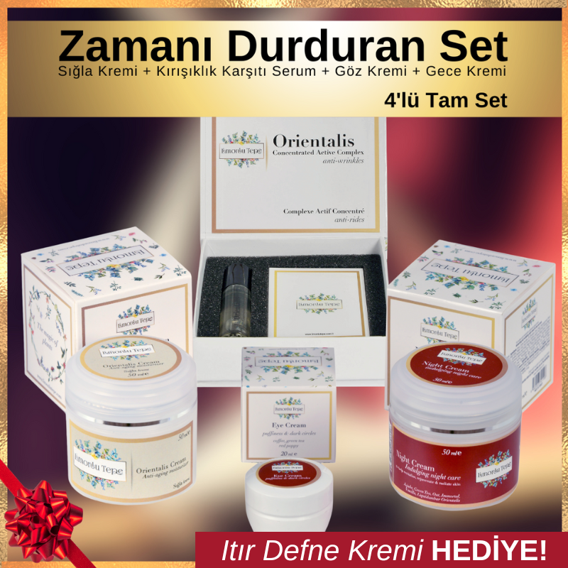 Zamanı Durduran Set  (Sığla Kremi + Kırışık...