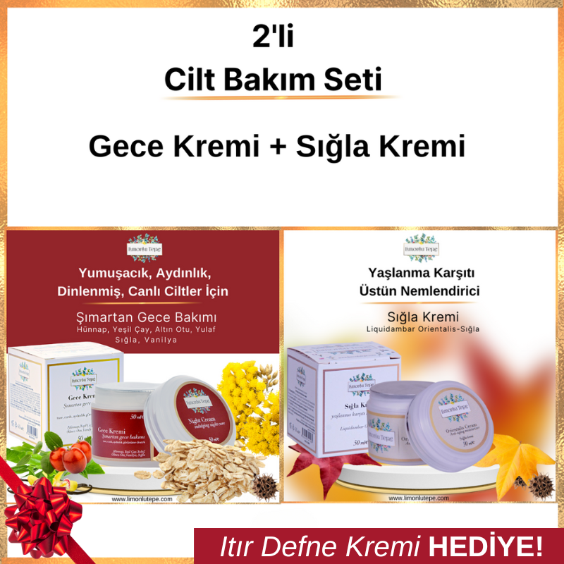 Cilt Bakım Seti (Sığla Kremi + Gece Kremi)