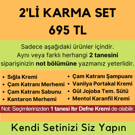 Kendi Setinizi Yapın    Karma Set 2li