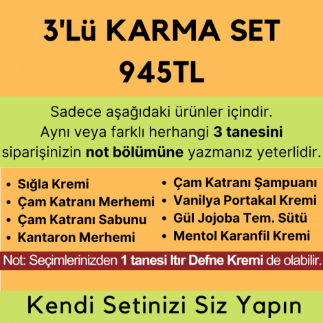 Kendi Setinizi Yapın Karma Set 3lü