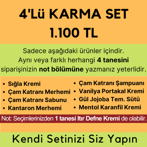 Kendi Setinizi Yapın Karma Set 4lü