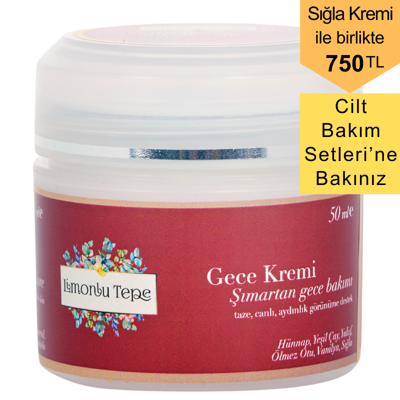 Gece Kremi - Şımartan Gece Bakımı - 50ML