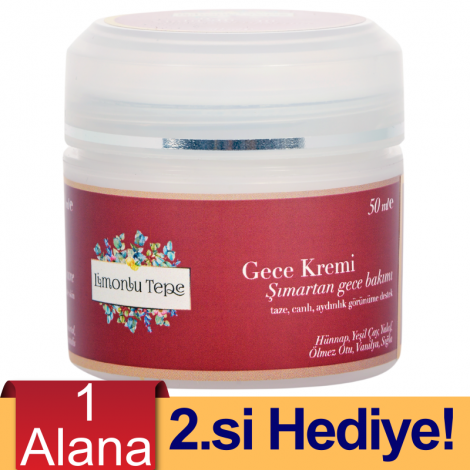 Gece Kremi - Şımartan Gece Bakımı - 50ML ( 1 alıma ikincisi hediye gelir)