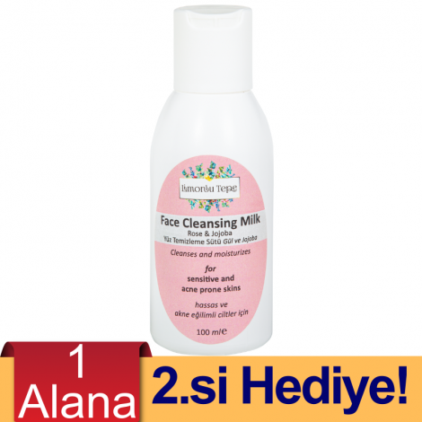 Yüz Temizleme  Sütü - Gül ve Jojoba (1 alıma 2.si hediye gelir)