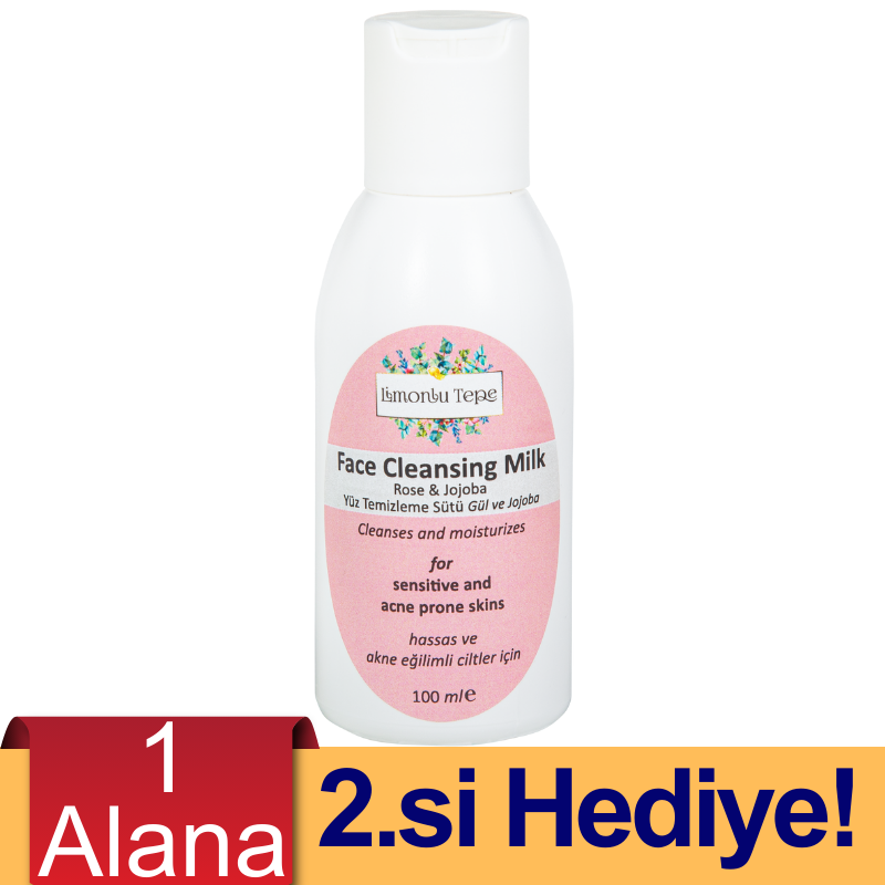 Yüz Temizleme  Sütü - Gül ve Jojoba (1 alıma ...