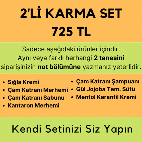 Kendi Setinizi Yapın    Karma Set 2li