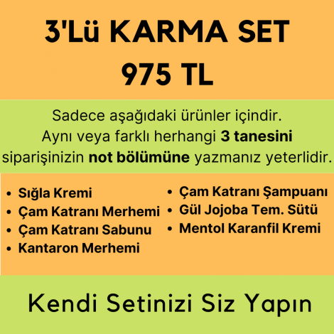 Kendi Setinizi Yapın Karma Set 3lü