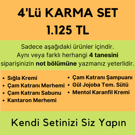 Kendi Setinizi Yapın Karma Set 4lü