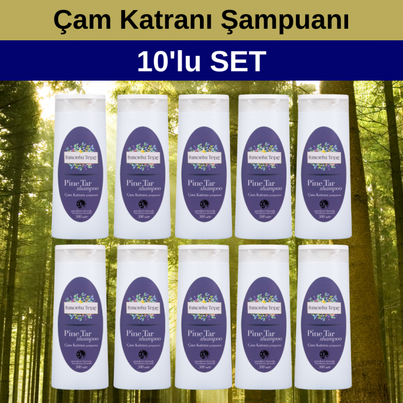 Set Ürün 10 x Çam Katranı Şampuanı